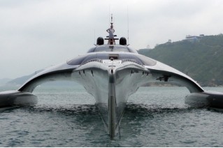 Superyacht Adastra - bow
